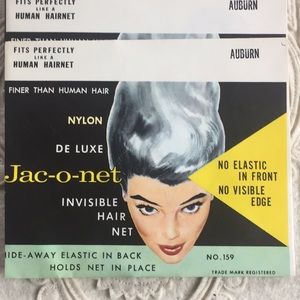 Vintage Hairnets in Original Packaging- 10 count